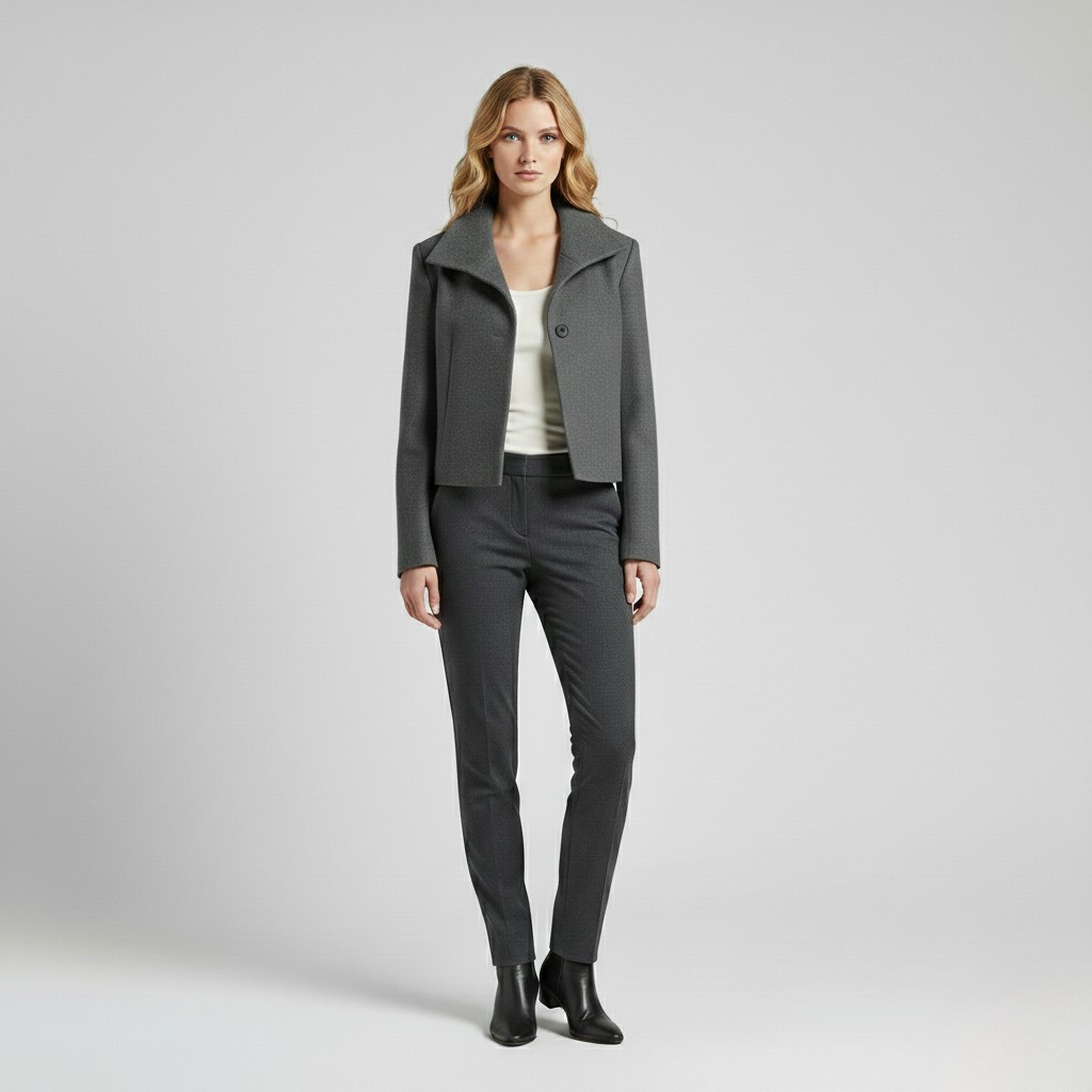 Structured Wide Collar Jacket
